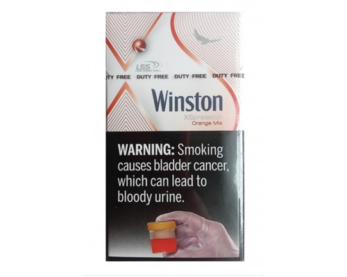 Купить Сигареты  Winston XPression Orange Mix Superslims (Винстон Суперслим Кнопка Манго) оптом 1